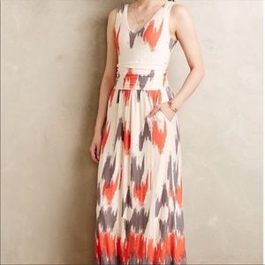 Anthropologie Mauve Maxi